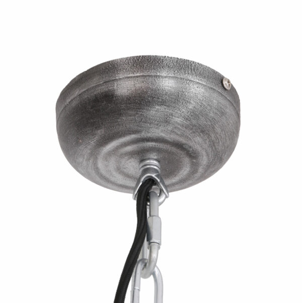Steinhauer Bikkel hanglamp - rookglas - Ø40 cm - industriële details - grijs - Image 10