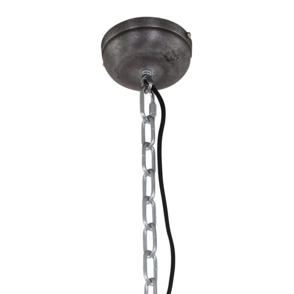 Steinhauer Bikkel XXL hanglamp - industrieel - ø52 cm - met glasplaat - bestempeld bruin - Image 4