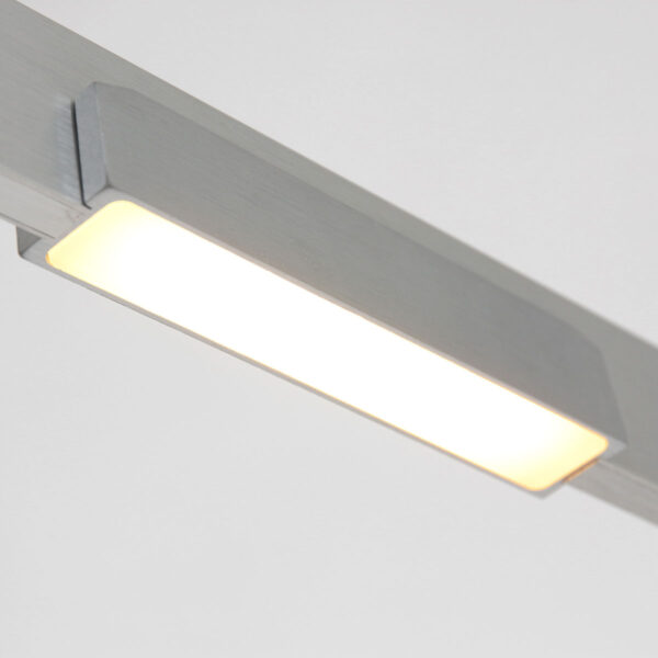 Steinhauer Bloc hanglamp – Ingebouwd (LED) – staal en transparant - Image 3
