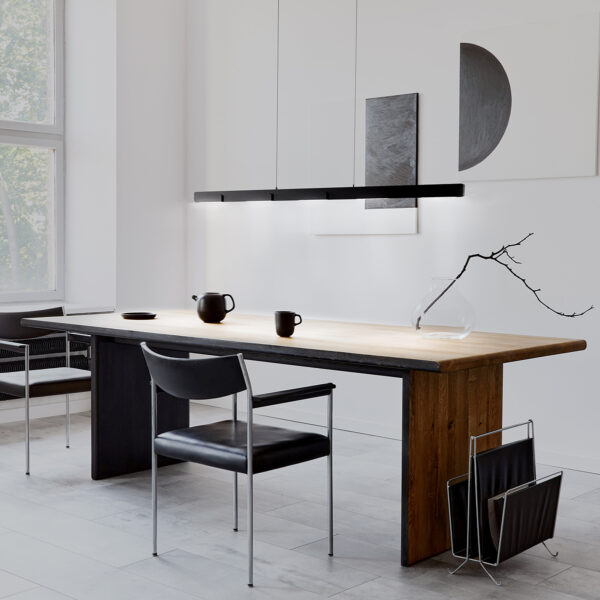 Steinhauer Bloc hanglamp – Ingebouwd (LED) – transparant en zwart - Image 2