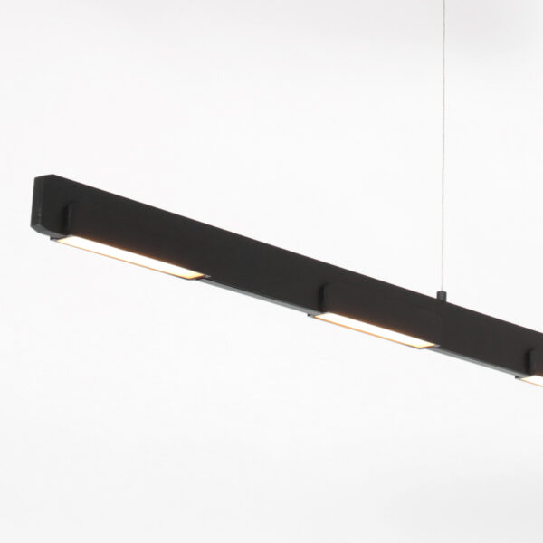 Steinhauer Bloc hanglamp – Ingebouwd (LED) – transparant en zwart - Image 10