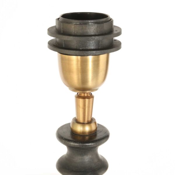 Klassieke bruin gouden voet tafellamp Steinhauer Bois - Image 2