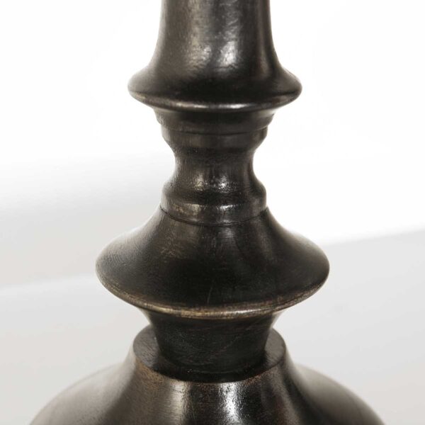 Rustieke zwarte tafellamp rotan lampenkap Steinhauer Bois - Image 11