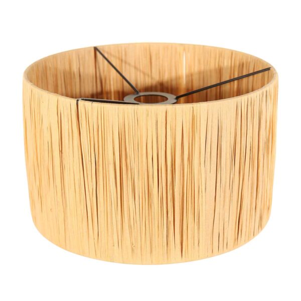 Rustieke zwarte tafellamp rotan lampenkap Steinhauer Bois - Image 4