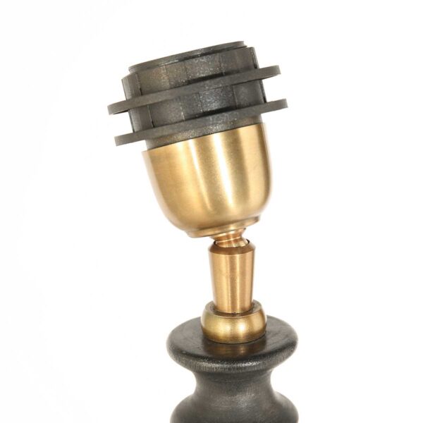 Klassieke zwart bruine tafellamp Steinhauer Bois - Image 8