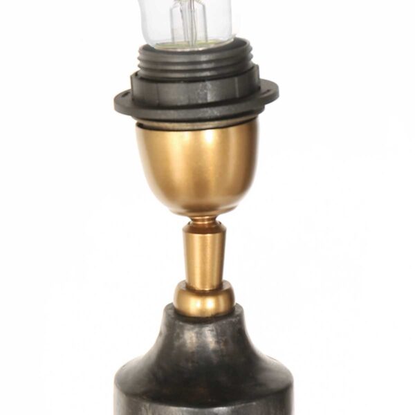 Klassieke zilver zwarte vloerlamp Steinhauer Bois - Image 8