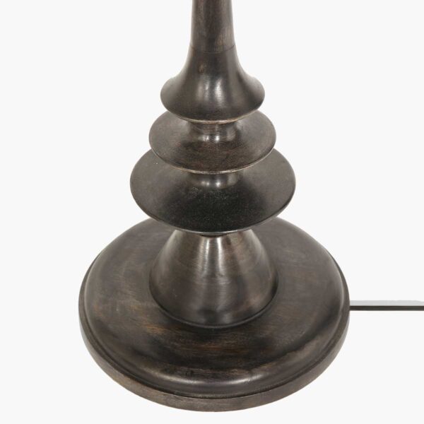 Klassieke zilver zwarte vloerlamp Steinhauer Bois - Image 10