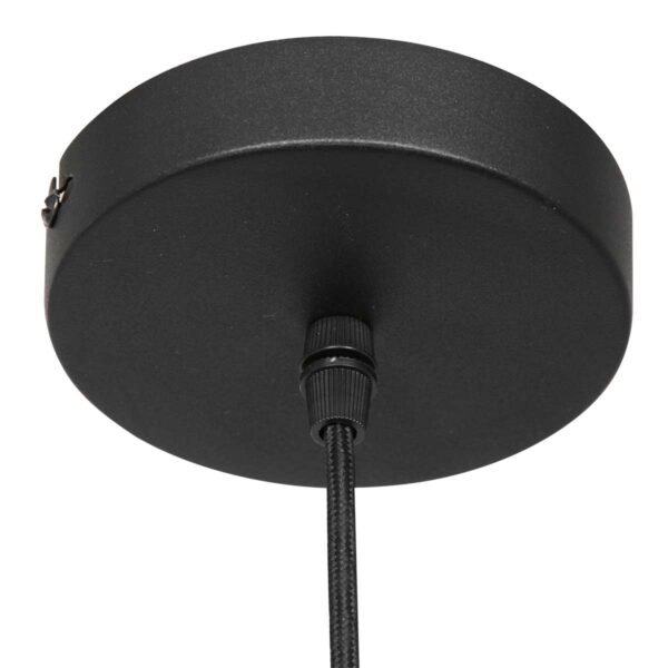 Steinhauer Bollique hanglamp – In hoogte verstelbaar – E27 (grote fitting) – smokeglas en zwart - Image 4