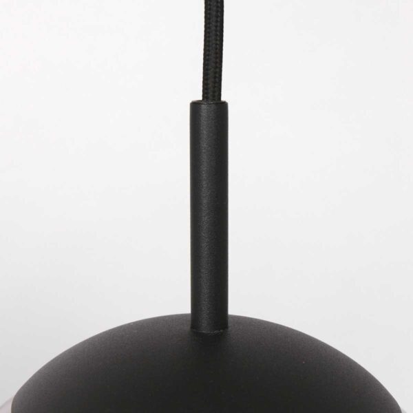 Steinhauer Bollique hanglamp – In hoogte verstelbaar – E27 (grote fitting) – smokeglas en zwart - Image 10