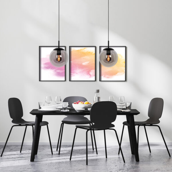 Steinhauer Bollique hanglamp – In hoogte verstelbaar – E27 (grote fitting) – smokeglas en zwart - Image 2