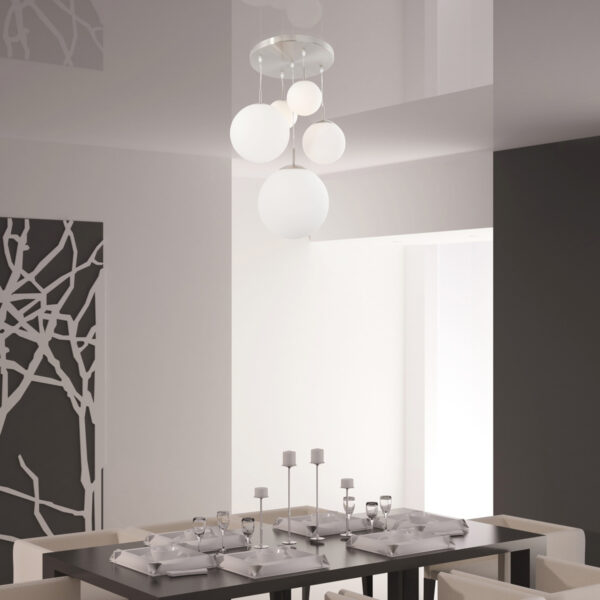 Steinhauer Bollique hanglamp | vijflichts | 63 cm breed | 5x E27 | staal - Image 6
