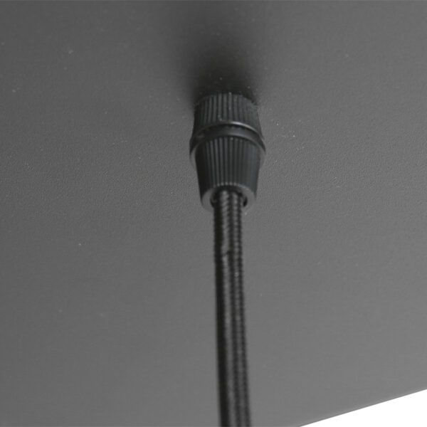 Steinhauer Bollique hanglamp – In hoogte verstelbaar – E27 + GU10 – smokeglas en zwart - Image 11