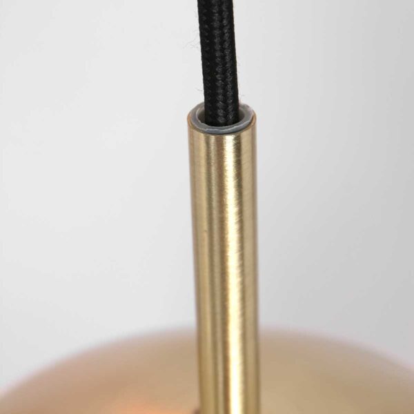 Steinhauer Bollique hanglamp – In hoogte verstelbaar – E27 (grote fitting) – amberkleurig en zwart - Image 11