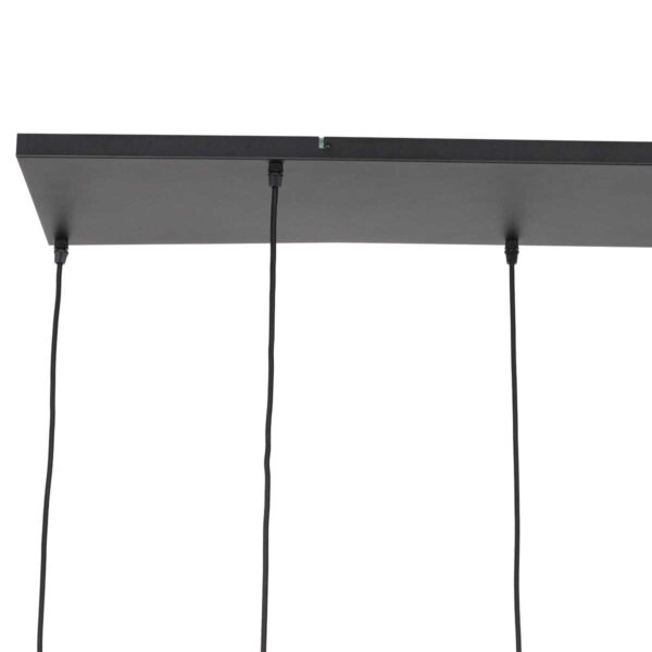 Steinhauer Bollique hanglamp – In hoogte verstelbaar – E27 (grote fitting) – amberkleurig en zwart - Image 13