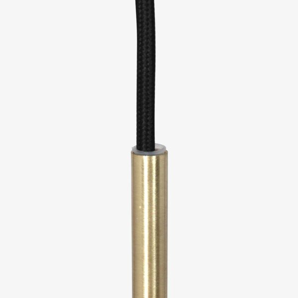 Steinhauer Bollique hanglamp – In hoogte verstelbaar – E27 (grote fitting) – amberkleurig en messing en zwart - Afbeelding 4