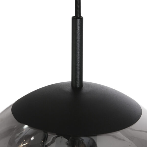 Steinhauer Bollique Videlamp -  5 lichts - rook glas - 5 bollen - zwart - Image 11