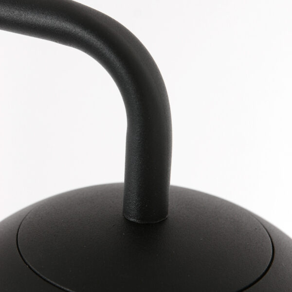 Steinhauer Bollique vloerlamp - rookglazen bol - 149 cm hoog - E27 - zwart - Image 3