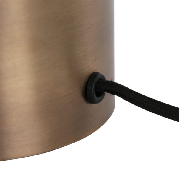 Steinhauer Brass lampenvoet - cilinder - 22 cm hoog - E27 - zonder kap - brons - Afbeelding 3