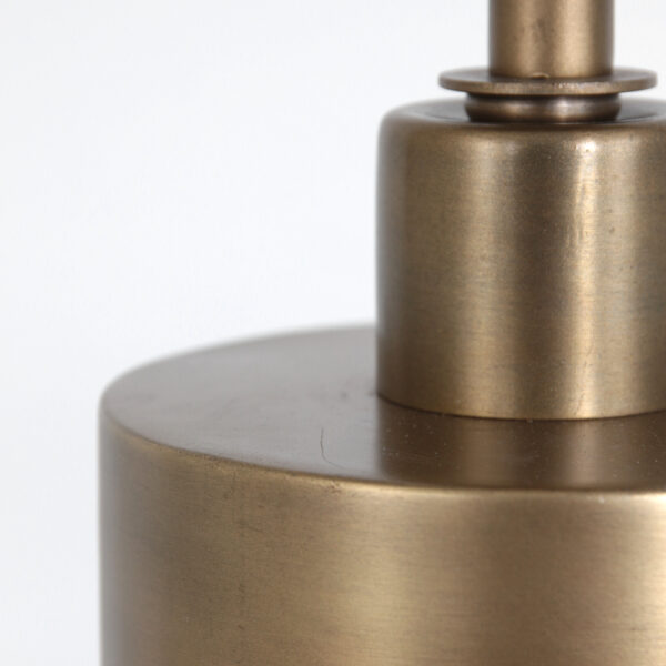 Steinhauer Brass lampenvoet - cilinder - 22 cm hoog - E27 - zonder kap - brons - Afbeelding 4