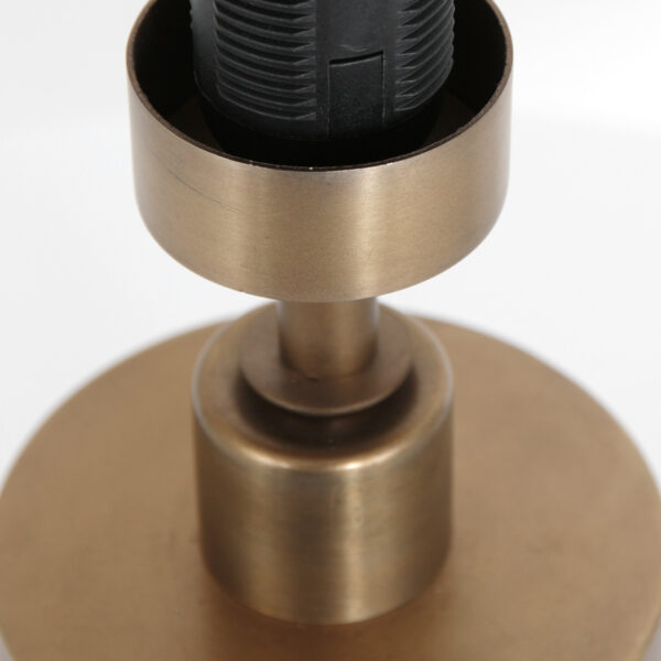 Steinhauer Brass lampenvoet - cilinder - 22 cm hoog - E27 - zonder kap - brons - Afbeelding 7