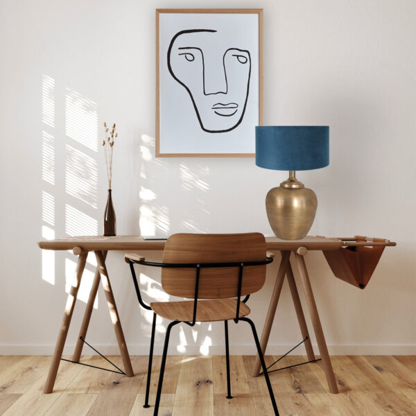 Steinhauer Brass lampenvoet - vaaslamp - 35 cm hoog - E27 - zonder kap - brons - Image 2