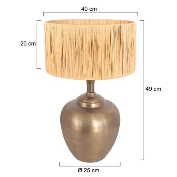 Steinhauer Brass tafellamp – E27 (grote fitting) – Brons - Image 6