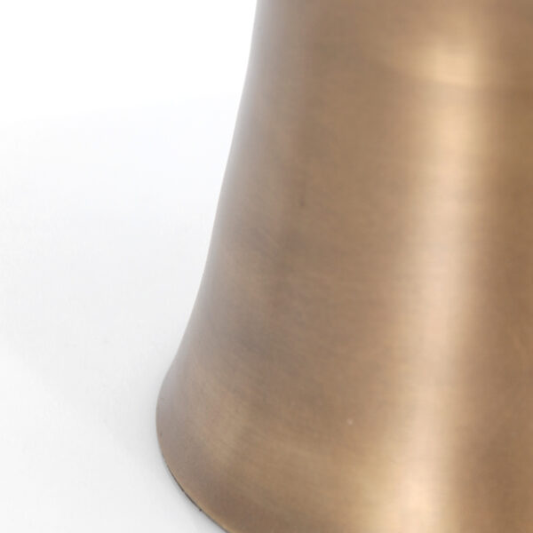 Steinhauer Brass tafellamp - met witte kap - 60 cm hoog - E27 - brons - Image 3