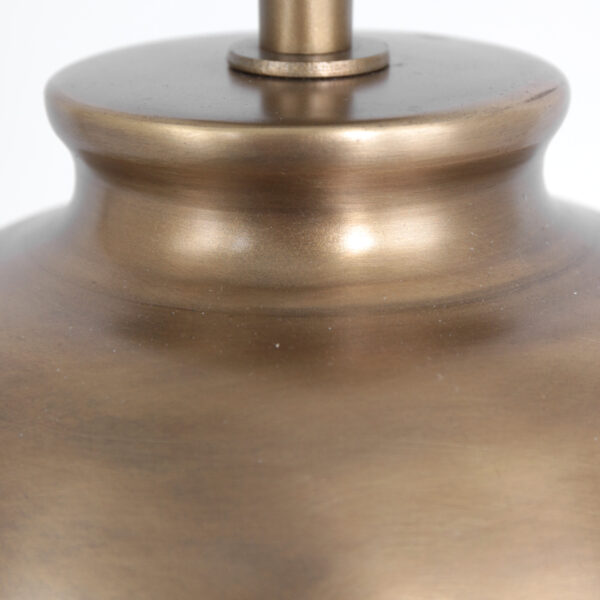 Steinhauer Brass tafellamp - met witte kap - 60 cm hoog - E27 - brons - Image 7