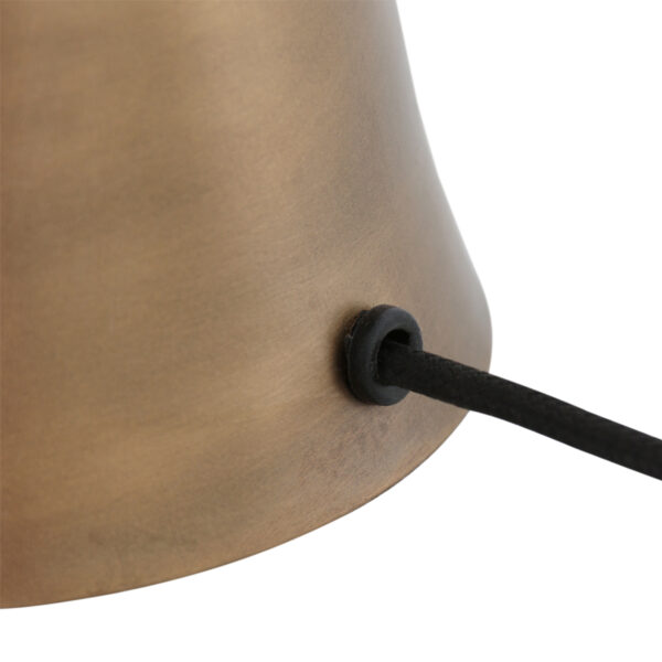 Steinhauer Brass tafellamp - met groene velvet kap - 60 cm hoog - E27 - brons - Image 9