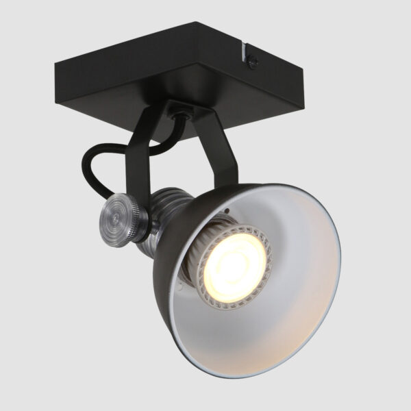 Steinhauer Brooklyn plafondspot - ingebouwd LED - dim to warm - draai- en kantelbaar - zwart - Image 11