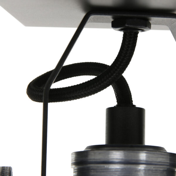 Steinhauer Brooklyn plafondspot - ingebouwd LED - dim to warm - draai- en kantelbaar - zwart - Image 4