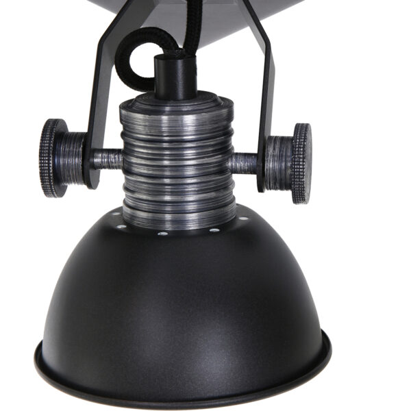 Steinhauer Brooklyn drielichts plafondlamp - inclusief GU10 lichtbron - dim to warm - 60 cm breed - zwart - Image 5