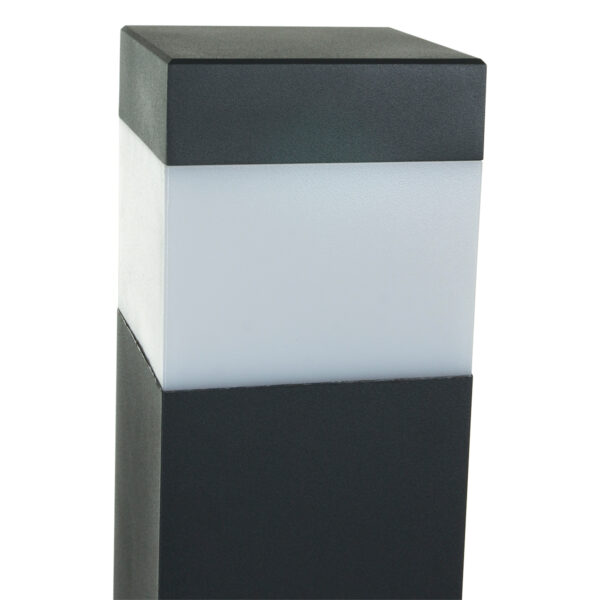 Steinhauer Otis staande buitenlamp - 78 cm hoog - IP44 - zwart - Image 4