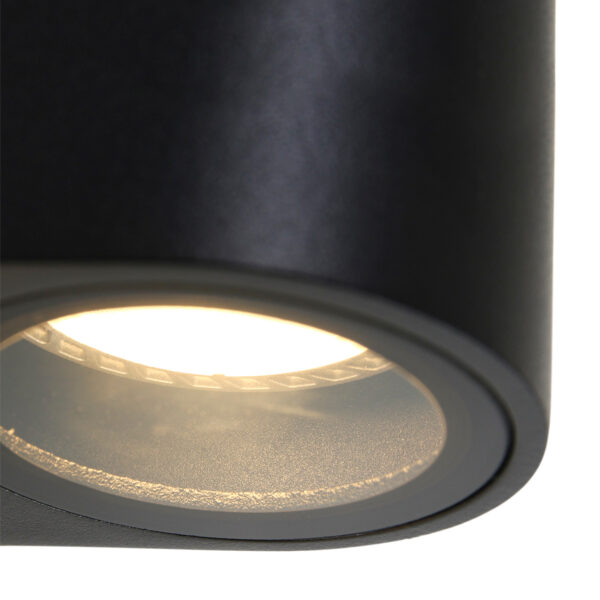 Shada Sacramento wandlamp - buiten - IP44 - 9 cm hoog -  incl. lichtbron - zwart - Image 4