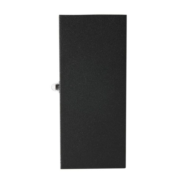 Steinhauer Poro wandlamp - IP44 - schemersensor - incl. GU10 lichtbronnen - rechthoekig - zwart - Image 10