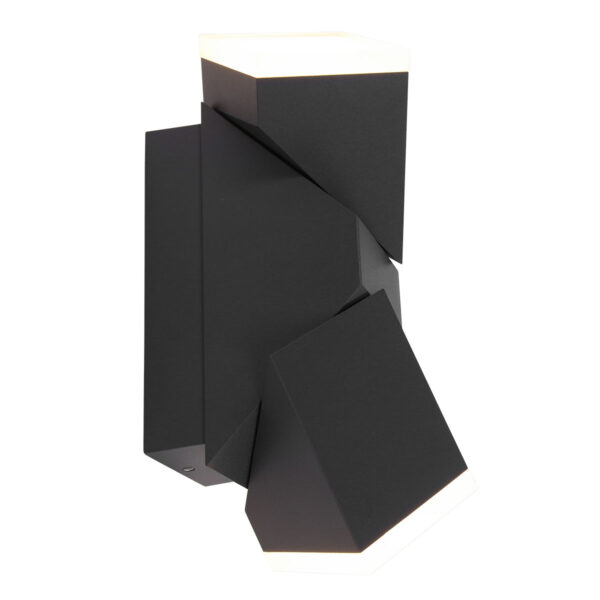 Shada Oslo wandlamp - buiten - IP44 - 22 cm hoog -  incl. lichtbronnen - antraciet - Image 3