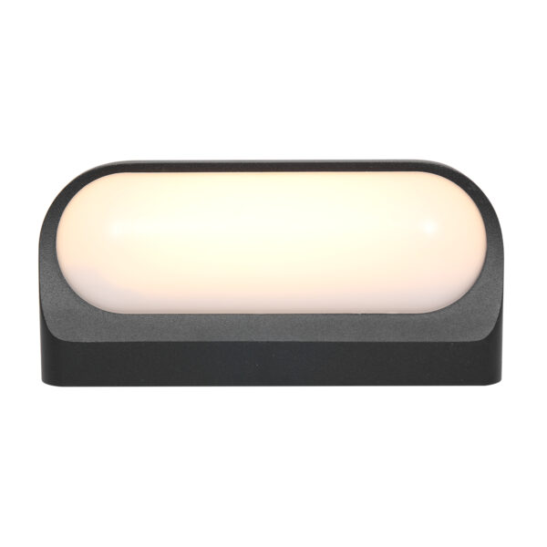 Steinhauer Siargao buitenlamp - wandlamp - 18 cm breed - ingebouwd LED - twee lichts - zwart - Image 12
