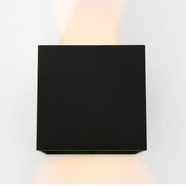 Steinhauer Cebu buitenlamp - vierkant 10 cm - lichtsensor - incl. ingebouwd LED - zwart - Image 12