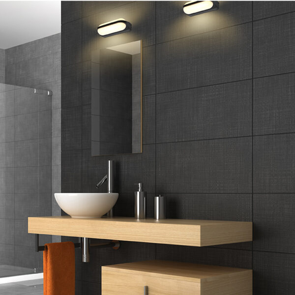 Steinhauer Siargao buitenlamp - wandlamp - 18 cm breed - ingebouwd LED - twee lichts - zwart - Image 3