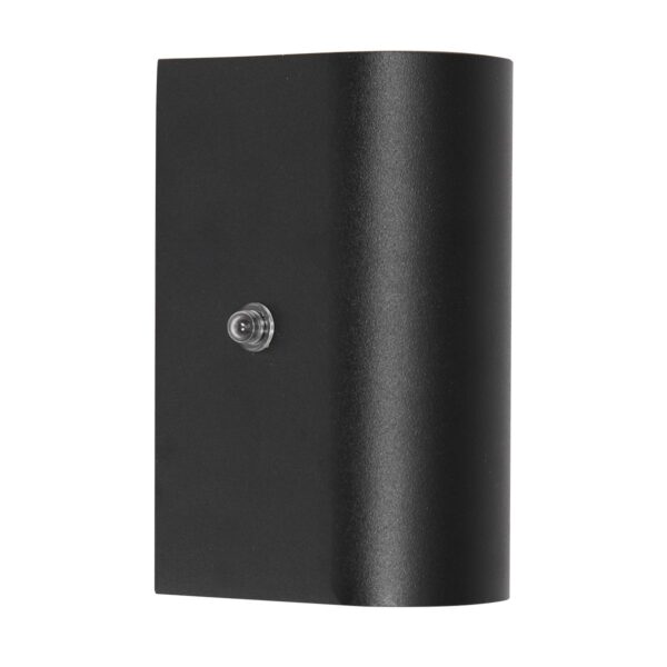 Steinhauer Poro wandlamp - IP44 - schemersensor - incl. GU10 lichtbronnen - halfrond - zwart - Image 10