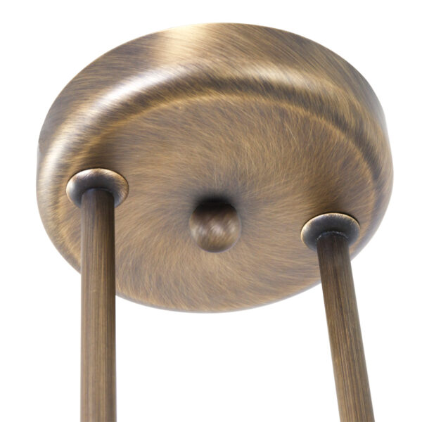 Steinhauer Capri hanglamp - drielichts - 112 cm breed - kap Ø30 cm - E27 - brons - Afbeelding 5