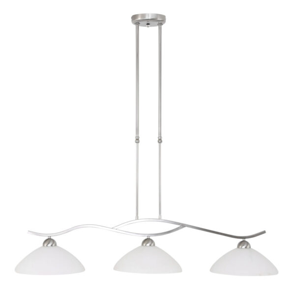 Steinhauer Capri hanglamp – In hoogte verstelbaar – E27 (grote fitting) – Staal