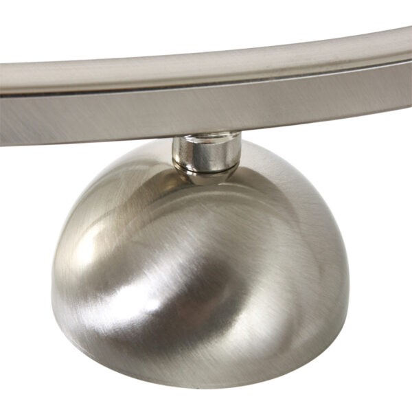 Steinhauer Capri hanglamp - drielichts - 112 cm breed - kap Ø30 cm - E27 - staal - Image 4