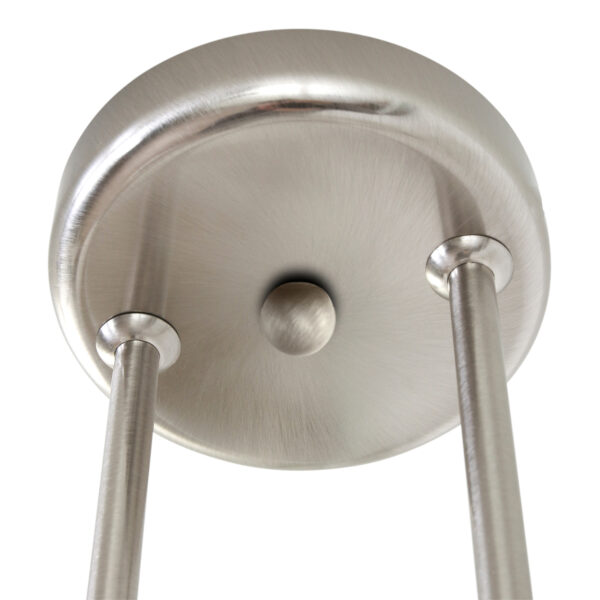 Steinhauer Capri hanglamp - drielichts - 112 cm breed - kap Ø30 cm - E27 - staal - Image 6