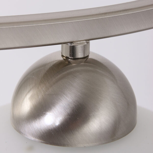 Steinhauer Capri hanglamp - drielichts - 112 cm breed - kap Ø30 cm - E27 - staal - Image 10
