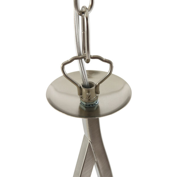 Steinhauer Capri hanglamp - Ø45 cm - glazen kap - E27 - staal - Image 3