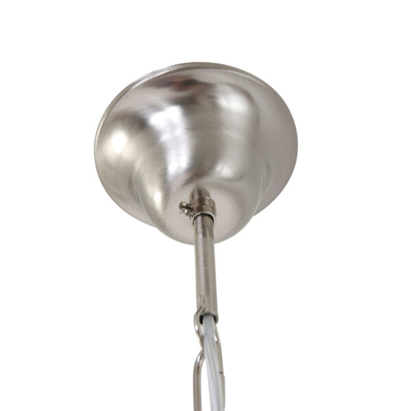 Steinhauer Capri hanglamp - Ø45 cm - glazen kap - E27 - staal - Image 5