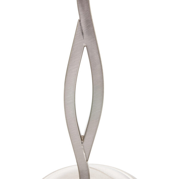 Steinhauer Capri schemer tafellamp - 45 cm hoog - kap Ø25 cm - E27 - staal - Image 5