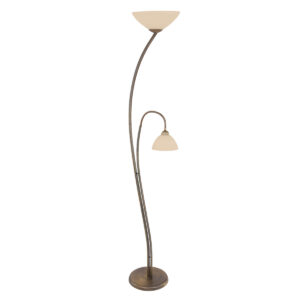 Steinhauer Capri vloerlamp – E27 (grote fitting) – Brons