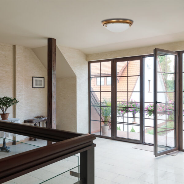 Steinhauer Ceiling and wall plafonnière - klassiek - brons - Ø 29 cm - E27 - brons - Image 3